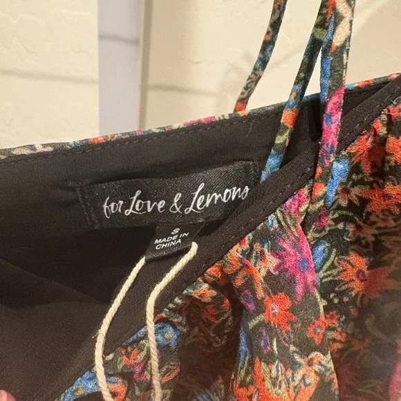 NWT For Love & Lemons Brittany Midi Ditsy Floral Midi Dress - Picture 3 of 3